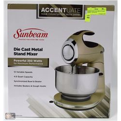 SUNBEAM DIE CAST METAL STAND MIXER - 350 WATTS