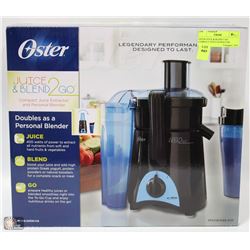 OSTER JUICE & BLEND 2 GO COMPACT JUICE EXTRACTOR