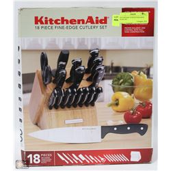 KITCHENAID 18 PIECE FINE-EDGE KNIFE SET