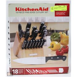 KITCHENAID 18 PIECE FINE-EDGE KNIFE SET