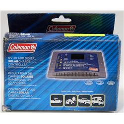 COLEMAN 12V 30AMP DIGITAL SOLAR CHARGE CONTROLLER