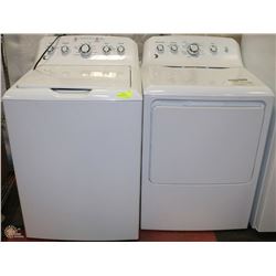 GE WASHER AND DRYER SET, WASHER IS DEEP FILL H/E