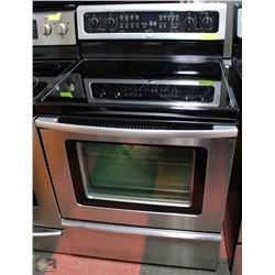 WHIRLPOOL CONVECTION LOADED GLASS TOP STOVE WITH