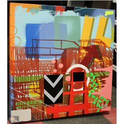 ABSTRACT WALL PLAQUE