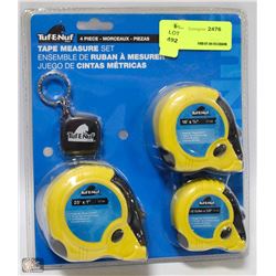 4 PC TAPE MEASURE SET