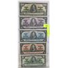 Image 1 : 1937 CANADIAN BANK NOTE SET