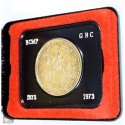 16) 1973 CANADIAN RCMP SILVER DOLLAR IN CASE