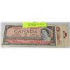 Image 1 : LOT OF 3 CANADIAN TWO DOLLAR BILLS INCL 1954,1974