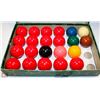 Image 1 : SNOOKER BALL SET MADE IN BELGIUM