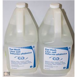 TWO 4 LITRE BOTTLES OF EYEWASH SOLUTION