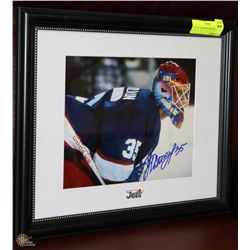SIGNED WINNIPEG JETS FRAMED PIC