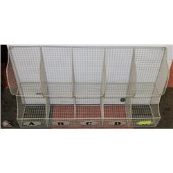 LARGE METAL WALL HANGING  ORGANIZER