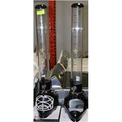 LOT OF 2 BEER TUBES/LIQUOR DISPENSERS