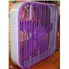 Image 1 : SUNBEAM SQUARE FLOOR FAN - PURPLE