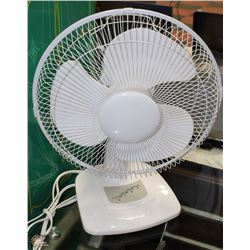 12" TABLE TOP FAN - WHITE