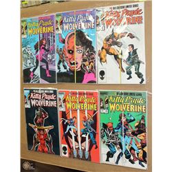 LOT OF 6 KITTY PRYDE & WOLVERINE COMICS ISSUES 1-6
