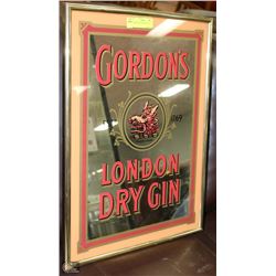 GORDON'S LONDON DRY GIN SIGN MIRROR
