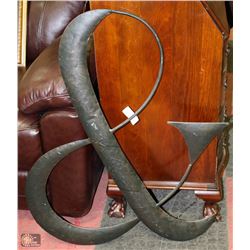 XL  AMPERSAND WALL HANGING 26"X34"H