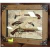 Image 1 : 1950'S REPLICA GUN DISPLAY 19"X24"