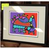 Image 1 : BEAR WITH BIRD SPIRIT BY NORVAL MORRISSEAU