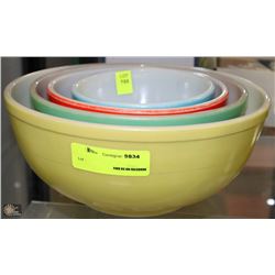 PYREX 4 PC MIXING BOWL SET