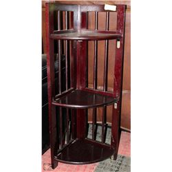 WOOD COLLAPSIBLE CORNER SHELF
