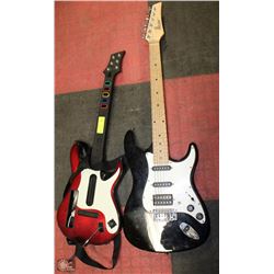 ROCKER GUITAR MISSING SOUND BOARD & WII GUITAR