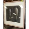 Image 1 : LARGE FRAMED VASE PICTURE 33"X33"
