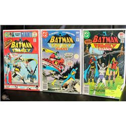 SET OF THREE BATMAN FAMILY COMICS - #1, 12 & 13