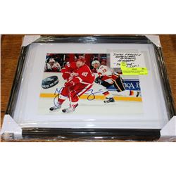 JOHAN FRANZEN GUARANTEED AUTHENTIC AUTOGRAPH