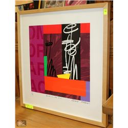 LTD ED 70/75 ABSTRACT FRAMED PRINT