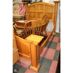 SOLID PINE QUEEN SIZE BEDFRAME
