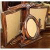 Image 1 : ESTATE 2 PC WOOD CARVED PICTURE FRAME SET