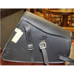 MOTORCYCLE LEATHER SWING ARM BAG