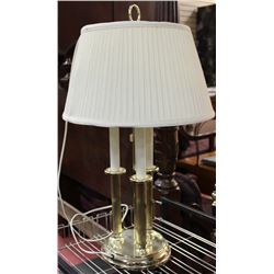 BRASS TONE TABLE LAMP