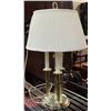 Image 1 : BRASS TONE TABLE LAMP