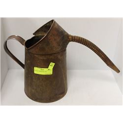 VINTAGE COPPER OIL CAN