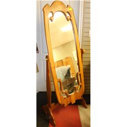STANDING WOOD FRAMED FULL MIRROR