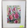 Image 1 : FLORAL FRAMED PRINT