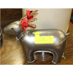 ZUNY SILVER MOOSE BOOKEND