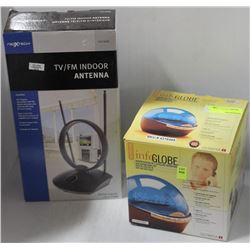 INFO GLOBE CALLER ID SOLD WITH TV/FM INDOOR