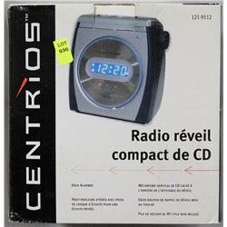 CENTRIOS CD CLOCK RADIO