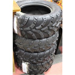 NEW FULL SET CARLISLE AT2 QUAD TIRES