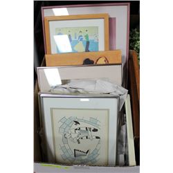 BOX OF ESTATE PICTURES INCLUDES INUIT &