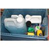 Image 1 : BLUE BIN W/AUTO/TRUCK FLUIDS INCL.