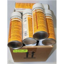 LOT OF 17 CANS OF CANTESCO CLEANER
