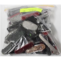 BAG OF POCKET KNIVES