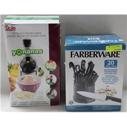 FLAT WITH YONANAS DOLE HEALTHY DESSERT MAKER &20PC