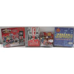 BASKET OF 4 SEALED GAMES JEOPARDY/CELEBRITY TV