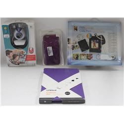 NEW ITEMS QUICK CAM CHAT W/HEADSET, IPAD AIR CASE